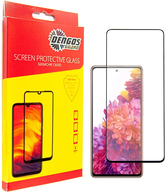 Защитное стекло DENGOS Full Glue Samsung Galaxy S20 FE, black frame (TGFG-154)