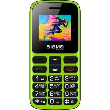 Мобильный телефон Sigma Comfort 50 Hit 2020 Dual Sim Green (4827798120941)