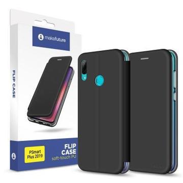 Чохол-книжка MakeFuture Flip Case (Soft-Touch PU) Huawei P Smart+ 2019 Black (MCP-HUPSP19BK)