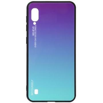 Чехол-накладка BeCover Gradient Glass Samsung Galaxy M10 2019 SM-M105 Purple-Blue (703871)