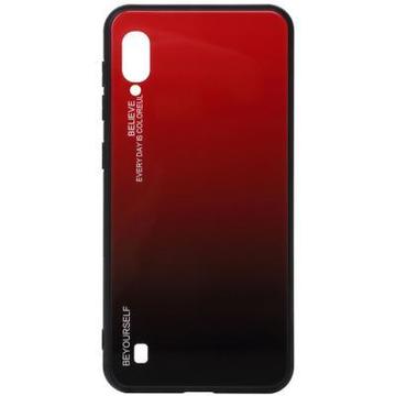 Чохол-накладка BeCover Gradient Glass Samsung Galaxy M10 2019 SM-M105 Red-Black (703872)