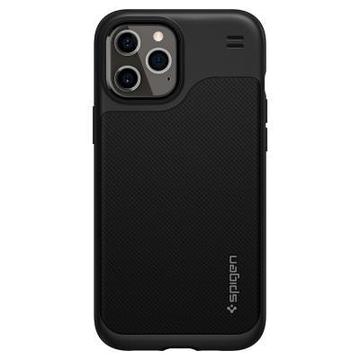 Чехол-накладка Spigen iPhone 12 / 12 Pro Hybrid NX, Matte Black (ACS01519)