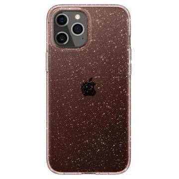 Чохол-накладка Spigen iPhone 12 / 12 Pro Liquid Crystal Glitter, Rose Quartz (ACS01699)