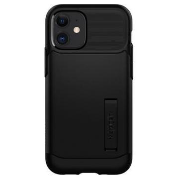 Чехол-накладка Spigen iPhone 12 / 12 Pro Slim Armor, Black (ACS01523)