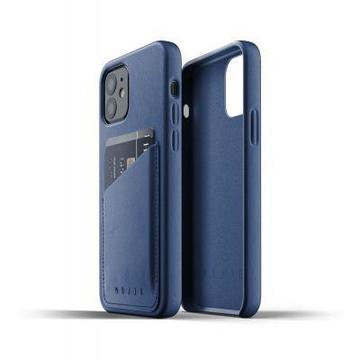 Чехол-накладка MUJJO iPhone 12 / 12 Pro Full Leather Wallet, Monaco Blue (MUJJO-CL-008-BL)