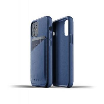 Чехол-накладка MUJJO iPhone 12 Mini Full Leather Wallet, Monaco Blue (MUJJO-CL-014-BL)