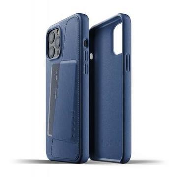 Чохол-накладка MUJJO iPhone 12 Pro Max Full Leather Wallet, Monaco Blue (MUJJO-CL-010-BL)