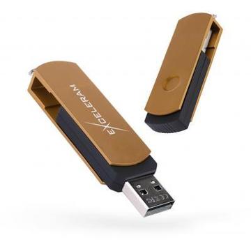 Флеш память USB eXceleram 16GB P2 Series Brown/Black USB 2.0 (EXP2U2BRB16)