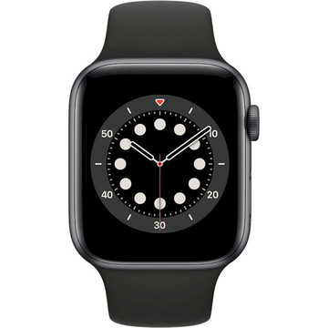 Смарт-годинник Apple Watch series 6 44mm Space Gray Aluminum Case Sport Band (M00H3UL/A)