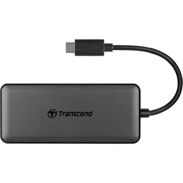 USB Хаб Transcend USB Type-C HUB 6 ports microSD/SD Black