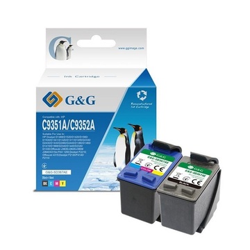 Струйный картридж G&G HP No.21/22 DJ3920/3940 PSC1410 Black/Tri-color Combo Pack