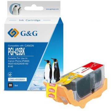 Струйный картридж G&G Canon PGI-425Bk PIXMA iP4840; MG5140/5240/6140/8140