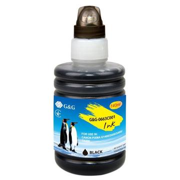 Картридж G&G Canon GI-490 PIXMA G1400/G2400/G3400 Black 140ml