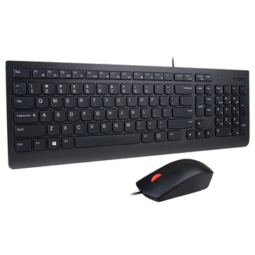 Комплект (клавиатура и мышь) Lenovo Essential Wired Combo Keyboard & Mouse
