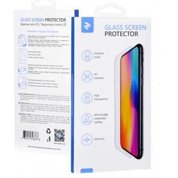 Защитное стекло и пленка  2E Apple iPhone 12(5.4") Mini 2.5D FCFG black border