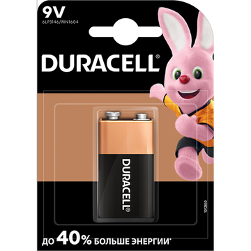 Батарейка Duracell Basic 6LR61/MN1604 BL