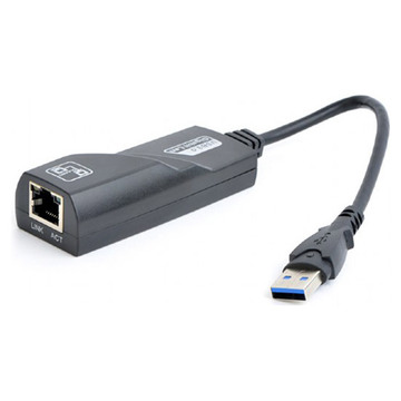 Wi-Fi адаптер Gembird (NIC-U3-02) USB - Fast Ethernet Black