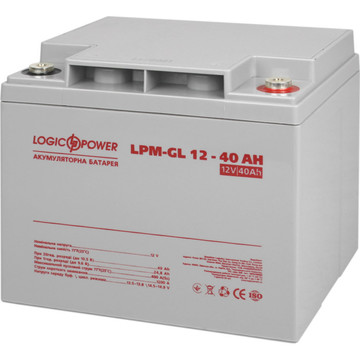 Акумуляторна батарея для ДБЖ LogicPower 12V 40AH (LPM-GL 12 - 40 AH) GEL