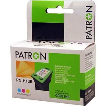 Картридж PATRON HP PN-H136 COLOUR (C9361HE) (CI-HP-C9361HE-C-PN)