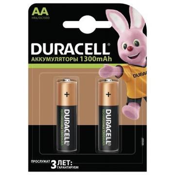 Аккумулятор для фото-видеотехники Duracell AA HR6 1300mAh * 2 (5000394039186 / 81367175)