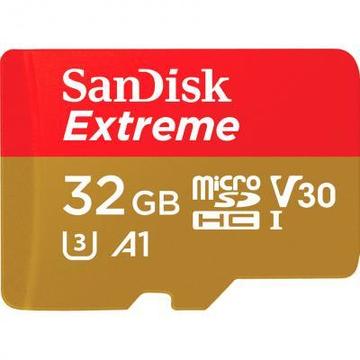 Карта памяти SanDisk Extreme microSDHC 32GB (SDSQXAF-032G-GN6GN)