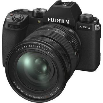 Фотоаппарат Fujifilm X-S10+ XF 16-80mm F4.0 Kit Black (16670077)