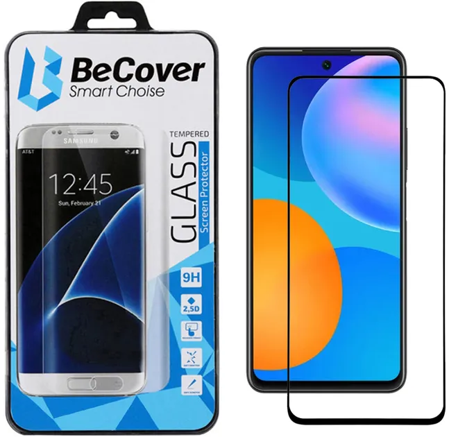 Защитное стекло BeCover Huawei P Smart 2021 Black (705381)