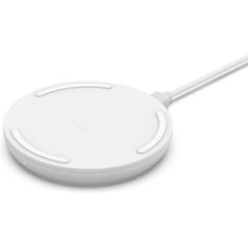 Зарядное устройство Belkin Pad Wireless Charging Qi 15W white (WIA002VFWH)