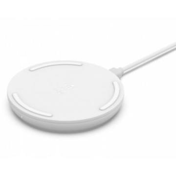 Зарядний пристрій Belkin Pad Wireless Charging Qi 10W no PSU white (WIA001BTWH)