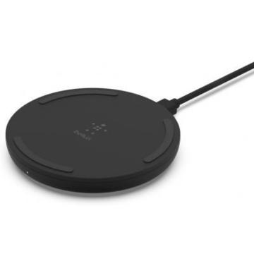 Зарядное устройство Belkin Pad Wireless Charging Qi 10W no PSU black (WIA001BTBK)