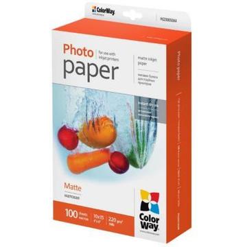 Бумага ColorWay 10x15 220г matte 100л (PM2201004R)