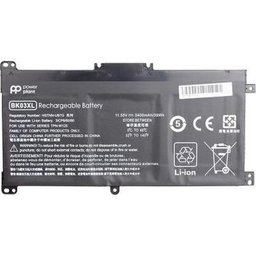 Акумулятор для ноутбука HP Pavilion X360 14-BA (BK03XL HSTNN-LB7S) 11.55V 3400mAh PowerPlant (NB461493)
