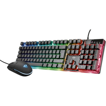 Комплект (клавіатура і мишка) Trust GXT 838 Azor Black
