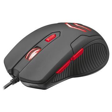 Мышка TRUST Ziva Gaming mouse with Mouse pad Black