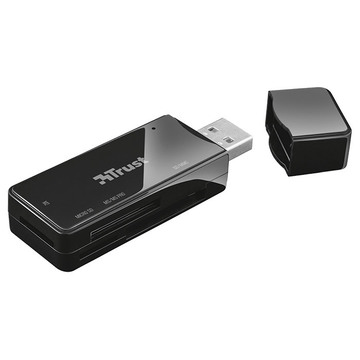Кардридер Trust Nanga USB 2.0 Black