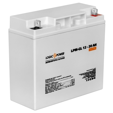 Акумуляторна батарея для ДБЖ LogicPower 12V 20AH (LPM-GL 12 - 20 AH) GEL