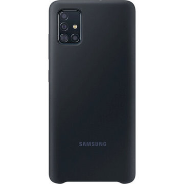 Чохол-накладка Samsung Silicone Cover Galaxy A51 (A515F) Black (EF-PA515TBEGRU)