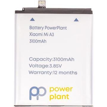 Акумулятор для мобільного телефону PowerPlant Xiaomi Mi A3 (BM4F) 3100mAh (SM220342)