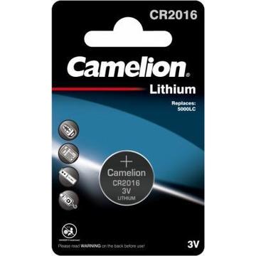 Батарейка CR 2016 Lithium 1 Camelion (CR2016-BP1)