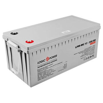 Акумуляторна батарея для ДБЖ LogicPower 12V 200AH (LPM-MG 12 - 200 AH) AGM