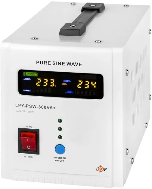 Блок безперебійного живлення LogicPower LPY-PSW-500VA+