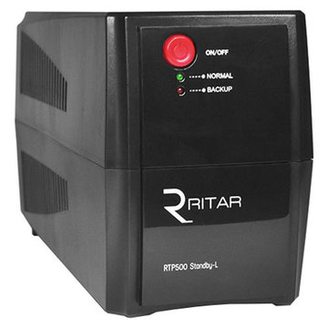 Блок безперебійного живлення Ritar RTP500 Standby-L 300 W (RTP500L/06187)