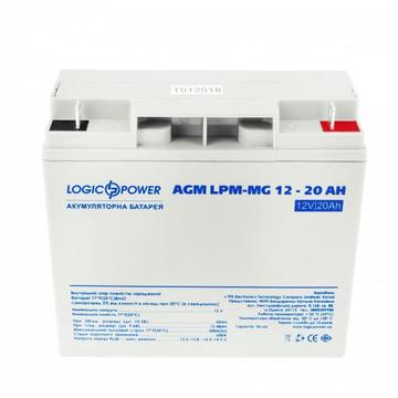 Акумуляторна батарея для ДБЖ LogicPower 12V 20AH (LPM-MG 12 - 20 AH)