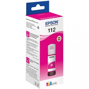 Чорнило Epson 112 EcoTank Pigment Magent ink (C13T06C34A)
