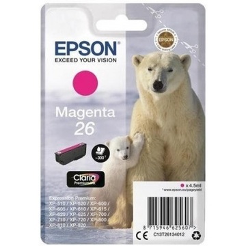 Картридж Epson 26 XP600/605/700 magenta
