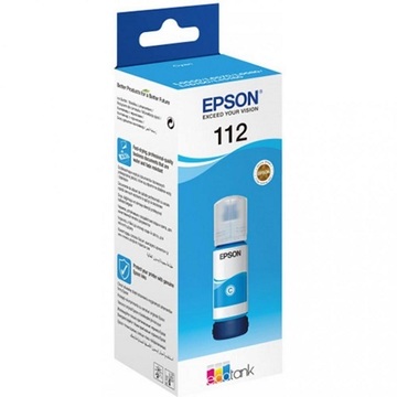 Чернило Epson 112 EcoTank Pigment Cyan ink (C13T06C24A)