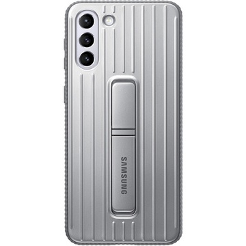 Чехол-накладка Samsung Protective Standing Cover Galaxy S21+ (G996) Light Gray