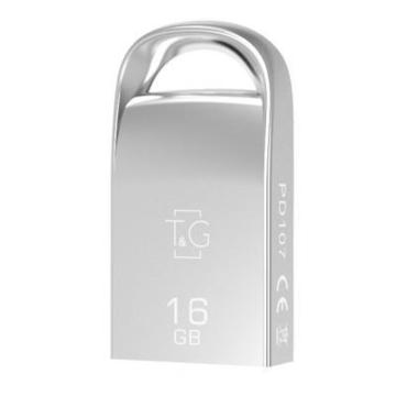 Флеш память USB T&G 16GB 107 Metal Series Silver (TG107-16G)