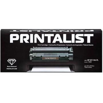 Картридж PRINTALIST HP LJ M107a/135w/137fnw106A Black (HP-W1106-PL)