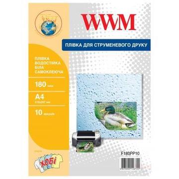 Бумага WWM A4 White waterproof (F180PP10)
